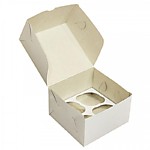 Коробка для 4 капкейков 16*16*10 см