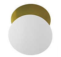 УЦЕНКА Поднос 3,2 Золото/белый 24 см