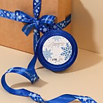 Лента атласная 20 мм С Новым годом