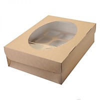 УЦЕНКА Коробка для 12 капкейков 33*25*10 см
