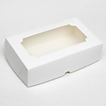Коробка для пирожных 25*15*7 см