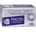 Масло сливочное ТЫСЯЧА ОЗЕР, 82,5% 500 г