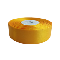 Лента атласная 2,5 см 33 м 3018 Желтый