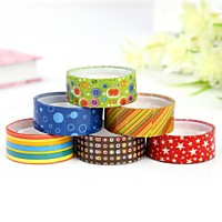 Клейкие ленты 1,5 см*5 м 6 шт