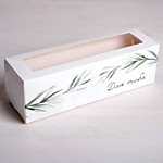 Коробка для макаронс 18*5,5*5,5 см