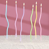 Набор свечей для торта 16,5 см 6 шт