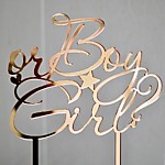 Топпер Мальчик или девочка Золото