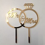 Топпер Кольца Mr&Mrs Золото