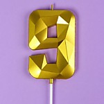 Свеча ГИГАНТ 9 см Цифра 9