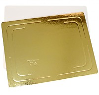 Поднос 3,5 мм золото/жемчуг 40*60 см