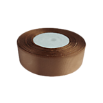 Лента атласная 2,5 см 30 м S-007 Бежевая