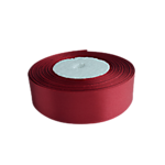 Лента атласная 2,5 см 30 м S-059 Бордовая