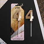 Свеча для торта 12 см Цифра 4