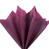 Бумага Тишью 50*60 см Бордовая 10 листов