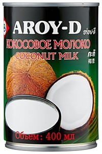 Кокосовое молоко AROY-D 400 мл