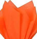 Бумага Тишью 50*60 см Оранжевая 10 листов