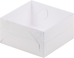 Коробка для пирожных 15,5*15,5*6 см