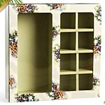 УЦЕНКА Коробка для 8 конфет + шоколад 17,7*17,7*3,7 см