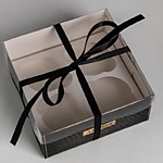 УЦЕНКА Коробка для 4 капкейков