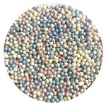 Драже Жемчужный микс Бело-розово-голубой 2-3 мм 100 г