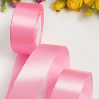 Лента атласная 4 см №147 Розовый