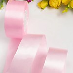 Лента атласная 4 см №04 Розовый