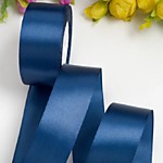 Лента атласная 4 см №038 Темно-синий