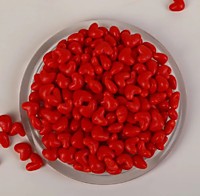 Драже Сердечки красные 100 г