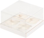 Коробка для 4 капкейков 16*16*10 см