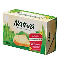 Масло сливочное НАТУРА 82% 400 г