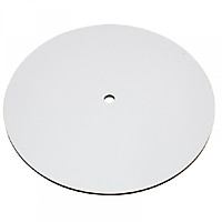 Поднос ЛМДФ (САТИН) С ОТВЕРСТИЕМ белый 6 мм 28 см